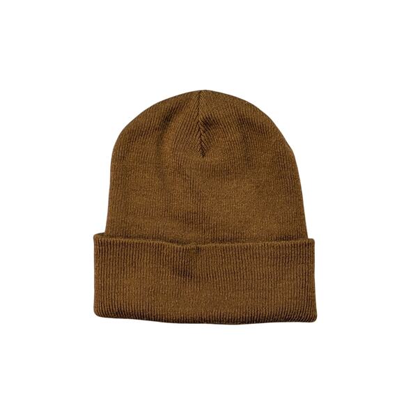 Carhartt Knit Beanie Brown Winter Skullcap Adult One Size Made In USA - Picture 2 of 5